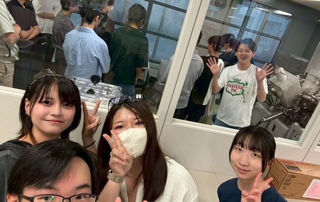 数物の中嶋研，先進機械の堀田研，生命の新家研，当ラボの合同研究室ツアー 実施！