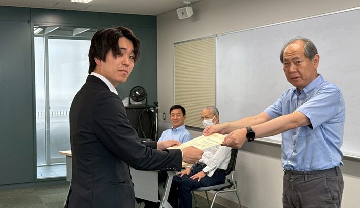 里見奨学生に採用(山口さん)