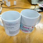 論文マグカップ 片岡さん と ひな祭り